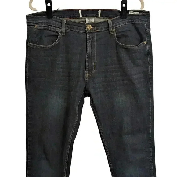 Paper Denim & Cloth Straight Tapered Leg Stretch Fabric Jeans 38 X 30 - Picture 2 of 9